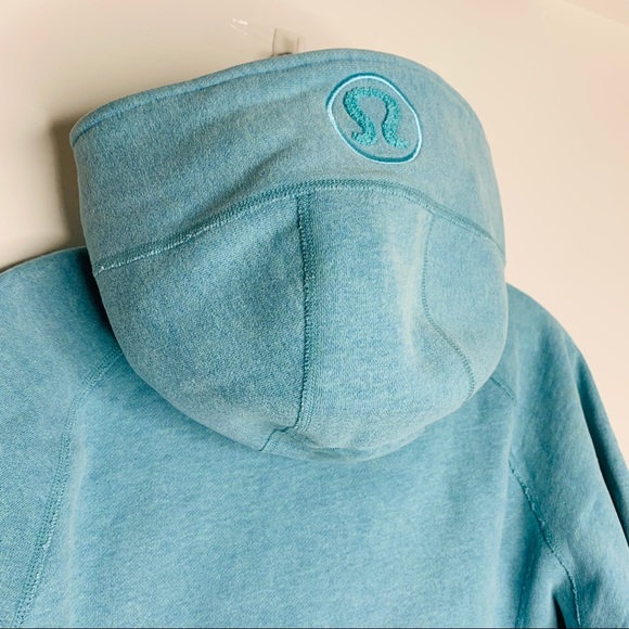 LULULEMON Jacket Turquoise Scuba Hoodie - Picture 5 of 5